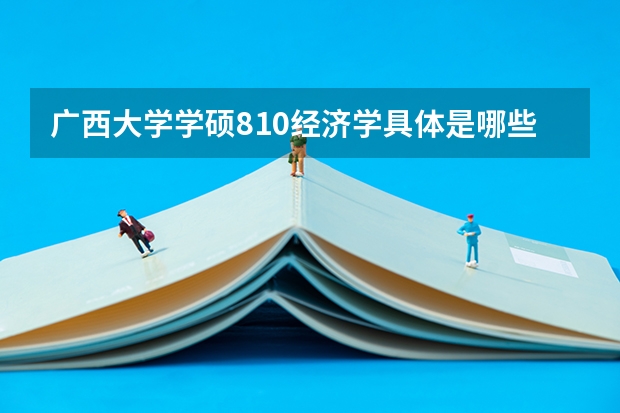 广西大学学硕810经济学具体是哪些书