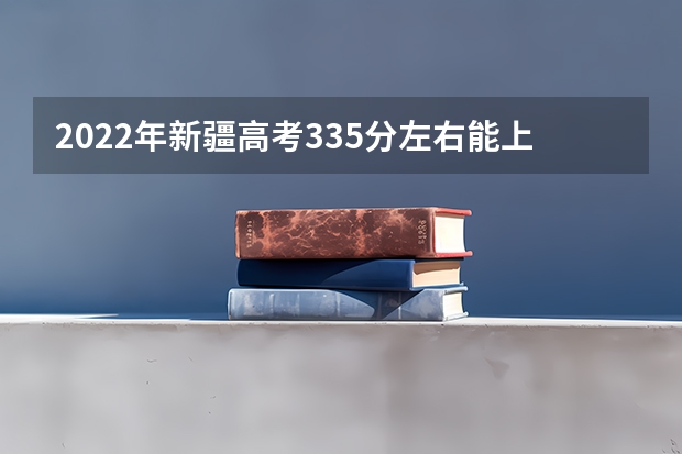 2022年新疆高考335分左右能上什么样的大学