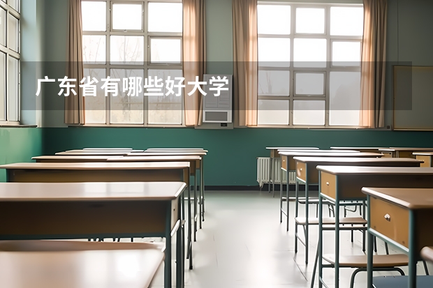 广东省有哪些好大学