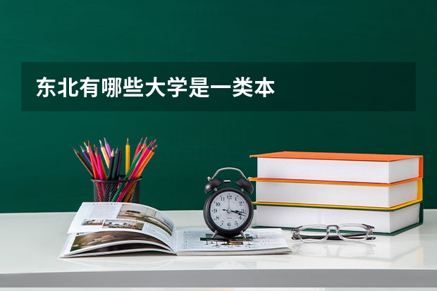 东北有哪些大学是一类本