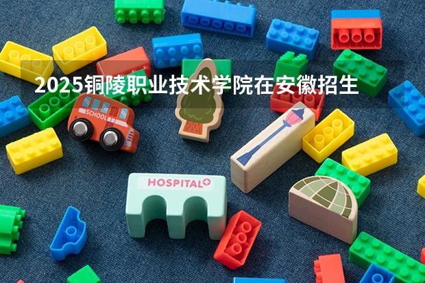 2025铜陵职业技术学院在安徽招生情况