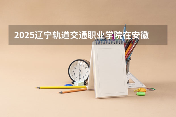 2025辽宁轨道交通职业学院在安徽招生情况