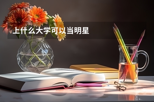 上什么大学可以当明星