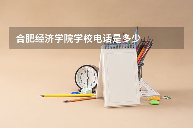 合肥经济学院学校电话是多少