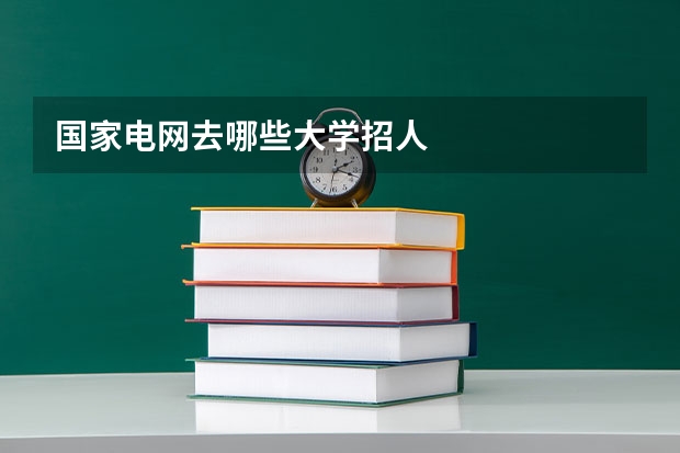 国家电网去哪些大学招人