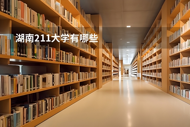 湖南211大学有哪些