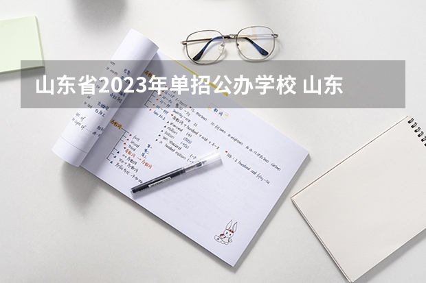 山东省2023年单招公办学校 山东协和学院2023年单招分数线？