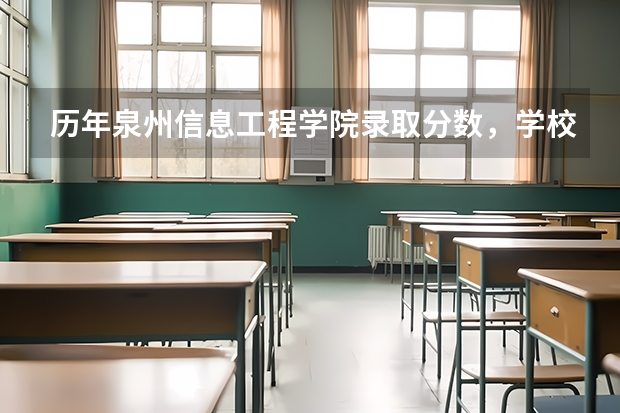 历年泉州信息工程学院录取分数，学校是否是985或211学校