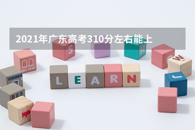 2021年广东高考310分左右能上什么样的大学