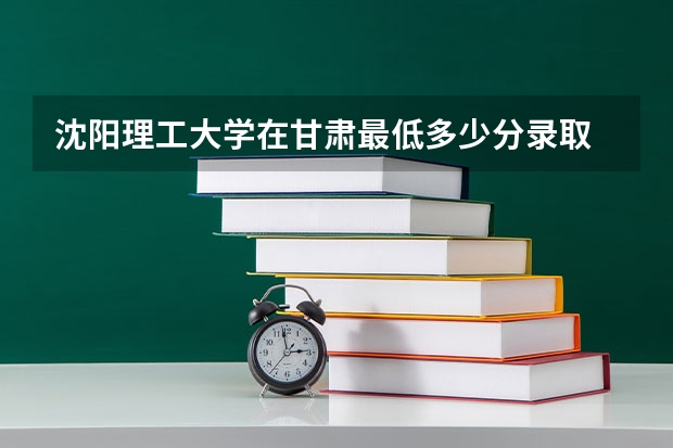 沈阳理工大学在甘肃最低多少分录取