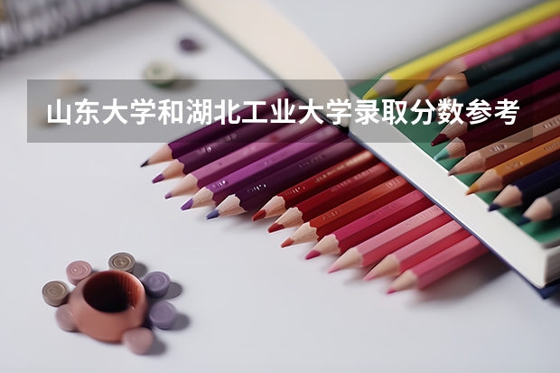 山东大学和湖北工业大学录取分数参考