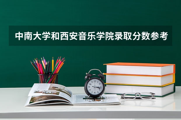 中南大学和西安音乐学院录取分数参考
