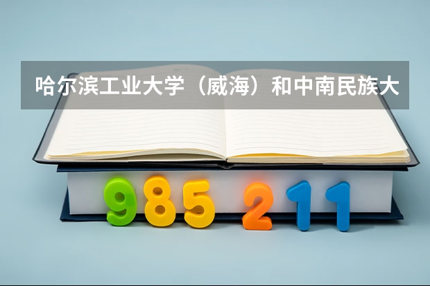 哈尔滨工业大学（威海）和中南民族大学录取分数参考