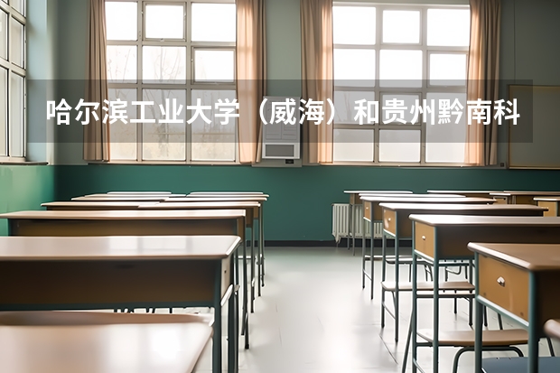 哈尔滨工业大学（威海）和贵州黔南科技学院录取分数参考