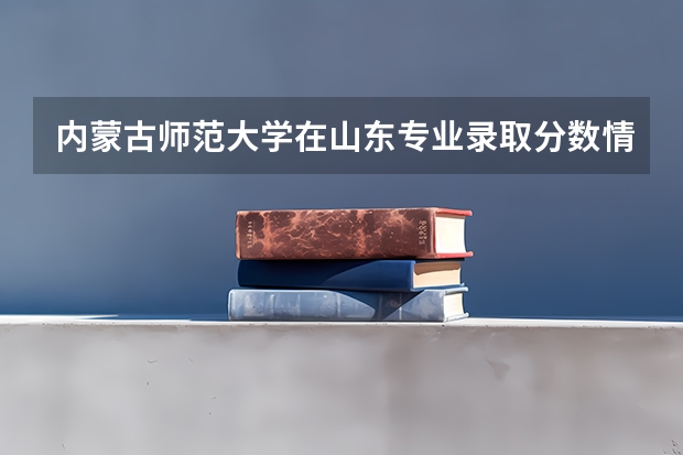 内蒙古师范大学在山东专业录取分数情况