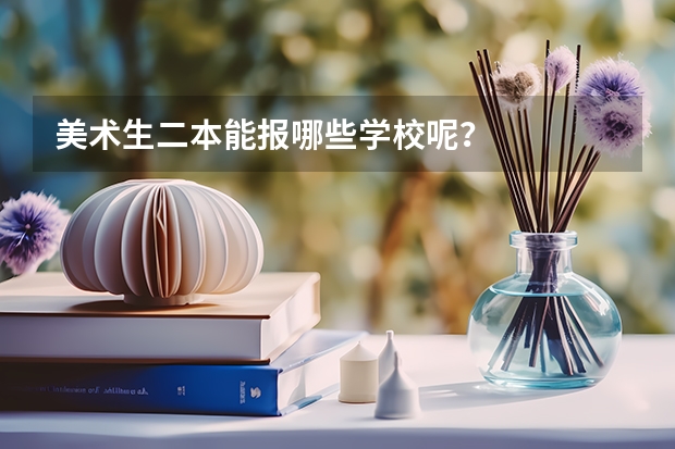 美术生二本能报哪些学校呢？