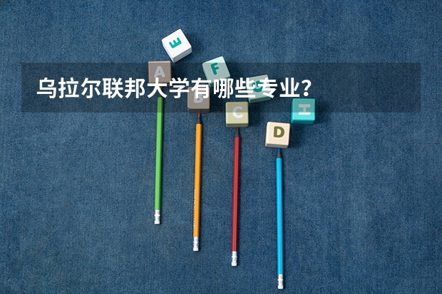 乌拉尔联邦大学有哪些专业?