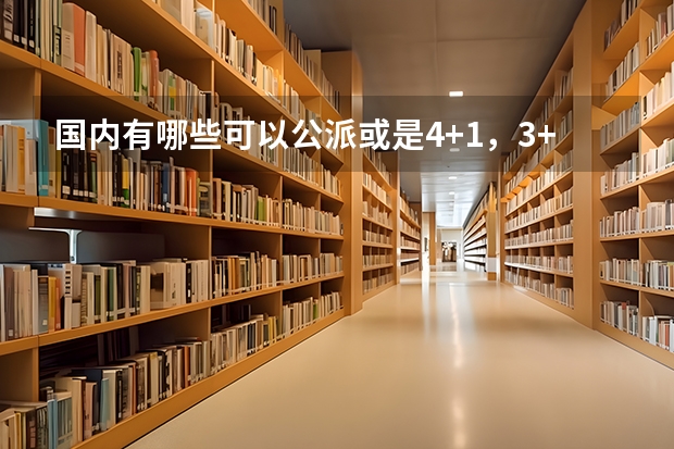 国内有哪些可以公派或是4+1，3+2类型的去法国留学的大学，文科专业？