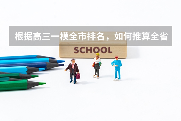 根据高三一模全市排名,如何推算全省位次?