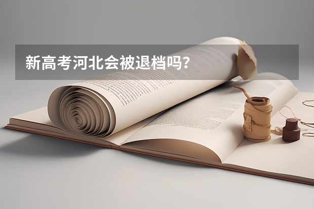 新高考河北会被退档吗?