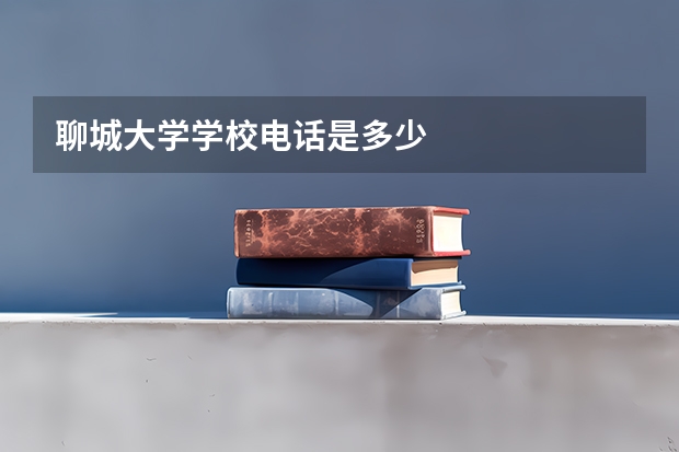 聊城大学学校电话是多少