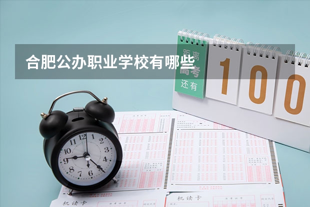 合肥公办职业学校有哪些