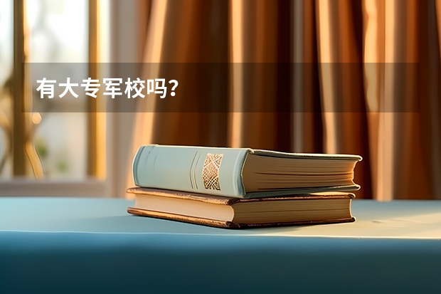 有大专军校吗?