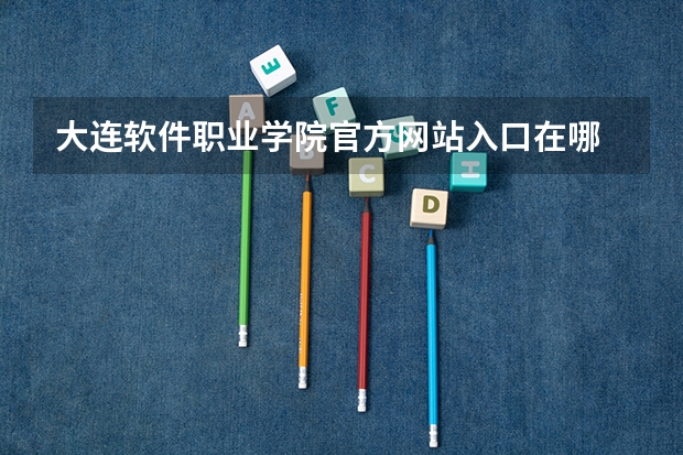 大连软件职业学院官方网站入口在哪