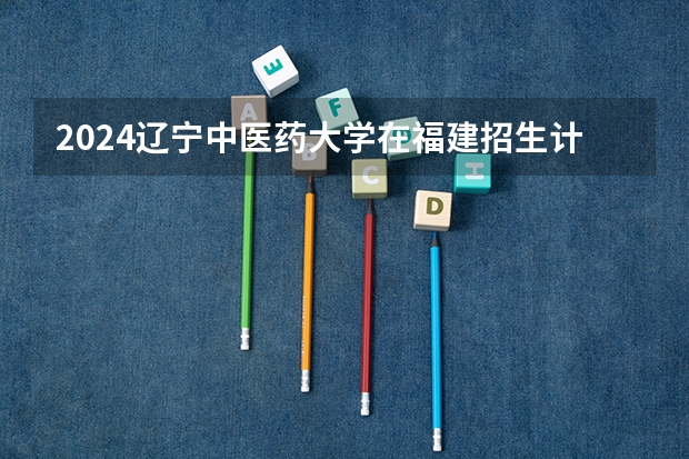 2024辽宁中医药大学在福建招生计划情况