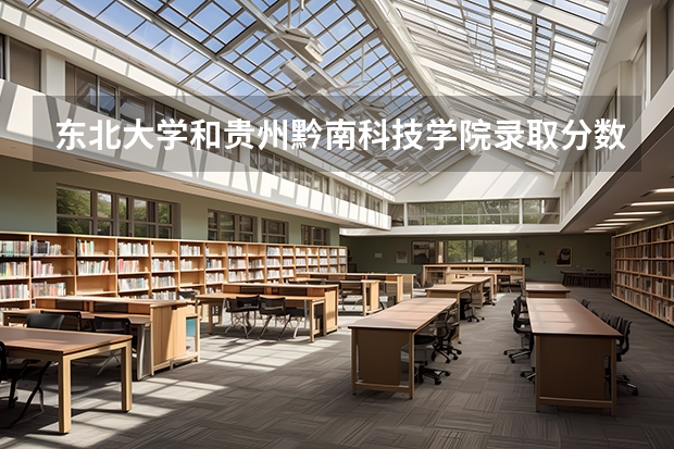 东北大学和贵州黔南科技学院录取分数参考